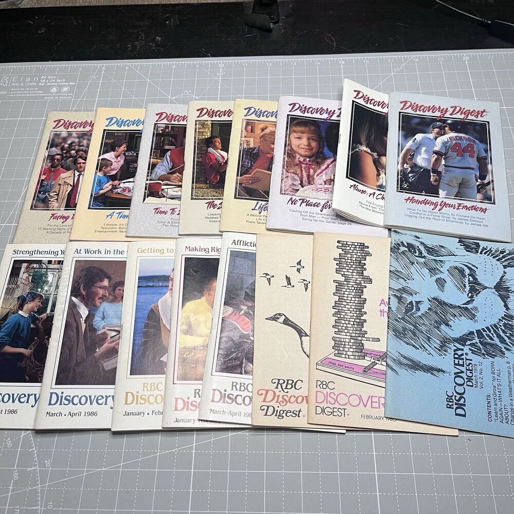 Lot 16 RBC Christian Discovery Series Book Booklets 1978 - 1989 Devotional